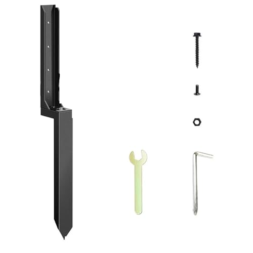 31,6" H Zaunpfostenreparatur Langlebiger, starker und langlebiger Hochleistungs-Zaunpfosten-Zaunanker Für Gekippten Bruch 31,6" H Zaunpfostenreparatur Langlebiger, starker und langlebiger Hochleistungs-Zaunpfosten-Zaunanker Für Gekippten Bruch von ENWWCH