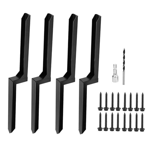 4Pcs Verschleißfeste Zaunpfosten-Reparaturpfähle for die Reparatur von Holzzaunpfosten Für Gekippten Bruch 4Pcs Verschleißfeste Zaunpfosten-Reparaturpfähle for die Reparatur von Holzzaunpfosten Für Gekippten Bruch von ENWWCH