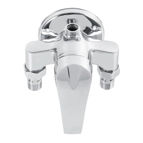 Badezimmer-Mischventil, Duschmischventil, G1/2-Zoll-Außengewinde, Mischventil for Warm- und Kaltwasser, Mischregelventil for Badezimmerdusche Für Badezimmer Geeignet von ENWWCH