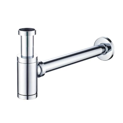 Badezimmer Waschbecken Flasche Siphon Pop Up Abflussstopfen mit Überlauf, Abfluss Kit Abfall Für Waschbecken(No Drain) von ENWWCH