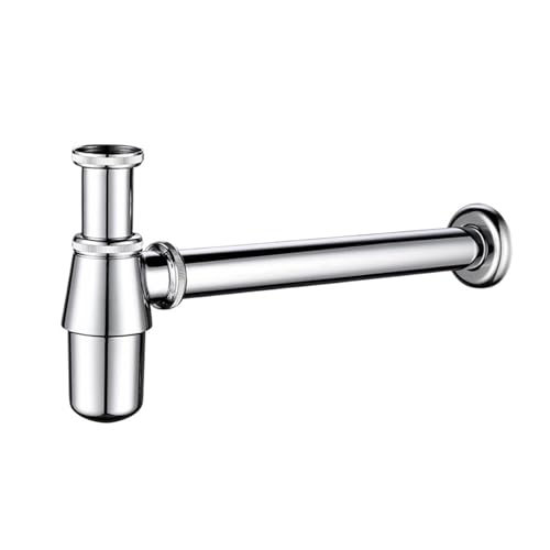 Badezimmer Waschbecken Flasche Siphon Pop Up Abflussstopfen mit Überlauf, Abfluss Kit Abfall Für Waschbecken(No Drain-1) von ENWWCH