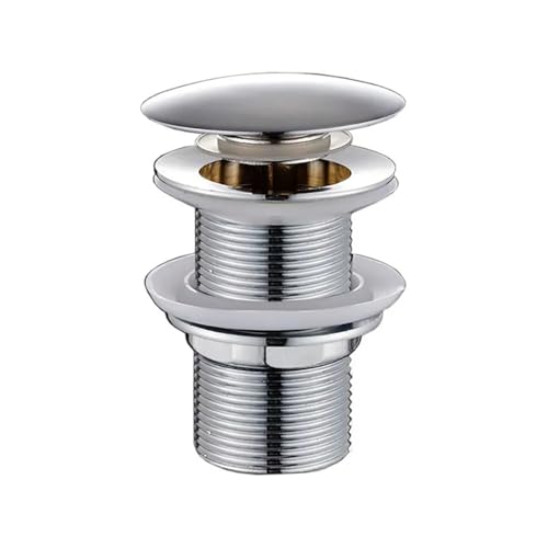 Badezimmer Waschbecken Flasche Siphon Pop Up Abflussstopfen mit Überlauf, Abfluss Kit Abfall Für Waschbecken(Without overflow) von ENWWCH