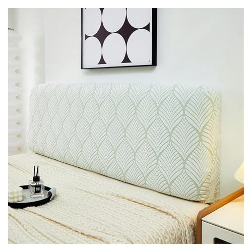 Bettkopfteil-Abdeckung, einfarbig, elastisch, Schutzbezug for die Kopf- und Rückenlehne des Bettes, for Zuhause, Hotel, Schlafzimmer Für Schlafzimmer(Green,120cm) von ENWWCH