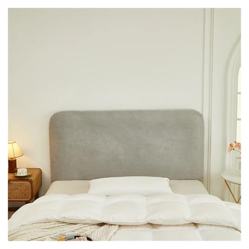 ENWWCH 1 PC-Kopfteilbezug, elastischer Nachttischbezug for Bett im Schlafzimmer, weich, leicht zu reinigen Für Schlafzimmer(Light Grey,180cm) von ENWWCH