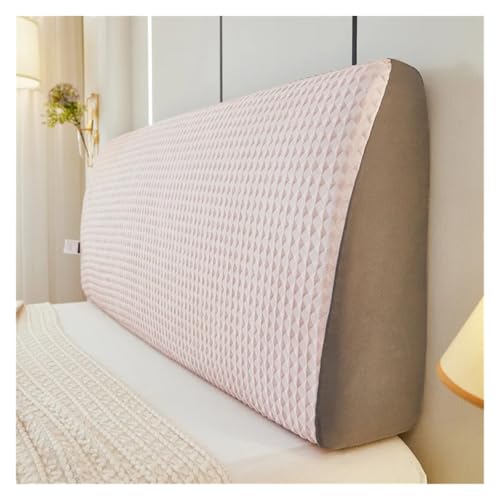 ENWWCH 1pc Kopfteil Abdeckung Elastische Bett Kopf Protector Schutzhülle All-Inclusive BedHead for Wohnkultur Für Schlafzimmer(Color 2,L120cm H50-60cm) von ENWWCH