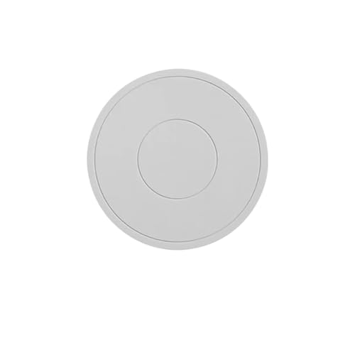 ENWWCH 4 stücke Hohe Temperatur Beständig Verdickt Silikon Coaster Runde Mikrowelle Ofen Matte Silikon Matte Tischset Wärme Isolierung Matte Für Töpfe, Schüsseln(Light Grey) von ENWWCH