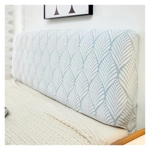 ENWWCH All-Inclusive-Jacquard-Kopfteilbezug, einfarbiges Muster, Bettkopfteil-Schonbezug, Schlafzimmerbett-Rückenlehnenschutzbezüge Für Schlafzimmer(Color 3,L120cm H50-60cm) von ENWWCH
