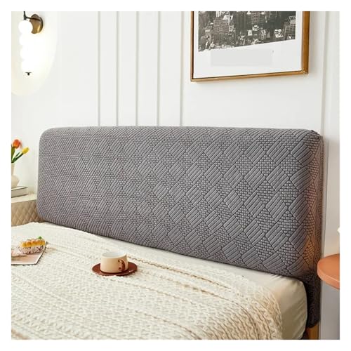 ENWWCH All-Inclusive-Kopfteilbezug, Bettkopfbezüge, Dicke, elastische Bettdecke, Rückenschutzbezug for das Schlafzimmer im Home-Hotel Für Schlafzimmer(Dark Grey,200cm) von ENWWCH