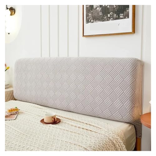 ENWWCH All-Inclusive-Kopfteilbezug, Bettkopfbezüge, Dicke, elastische Bettdecke, Rückenschutzbezug for das Schlafzimmer im Home-Hotel Für Schlafzimmer(Grey,200cm) von ENWWCH