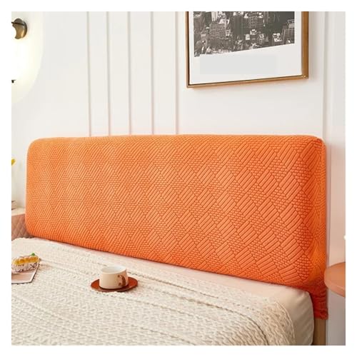 ENWWCH All-Inclusive-Kopfteilbezug, Bettkopfbezüge, Dicke, elastische Bettdecke, Rückenschutzbezug for das Schlafzimmer im Home-Hotel Für Schlafzimmer(Orange,200cm) von ENWWCH