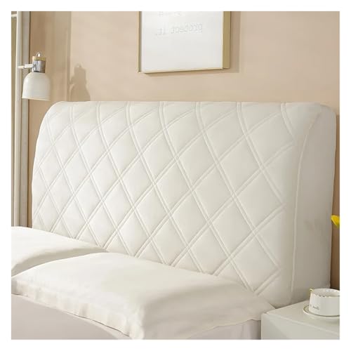 ENWWCH All-Inclusive-Kopfteilbezug aus weichem, gestepptem Stoff, verdickter, Heimdekoration, einfarbig, Bettrückenbezug Für Schlafzimmer(Color 2,W200 x H70cm) von ENWWCH