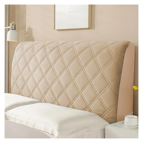 ENWWCH All-Inclusive-Kopfteilbezug aus weichem, gestepptem Stoff, verdickter, Heimdekoration, einfarbig, Bettrückenbezug Für Schlafzimmer(Color 5,W210 x H70cm) von ENWWCH
