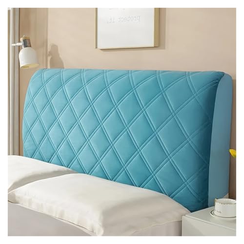 ENWWCH All-Inclusive-Kopfteilbezug aus weichem, gestepptem Stoff, verdickter, Heimdekoration, einfarbig, Bettrückenbezug Für Schlafzimmer(Color 7,W150 x H70cm) von ENWWCH
