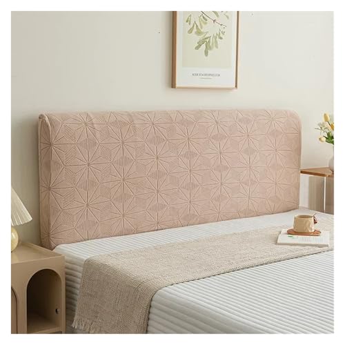 ENWWCH All-Inclusive-Kopfteilbezug aus weicher, glatter, gesteppter Polyesterfaser, einfarbiger Schutzbezug for die Bettrückseite Für Schlafzimmer(Khaki,1.2m) von ENWWCH