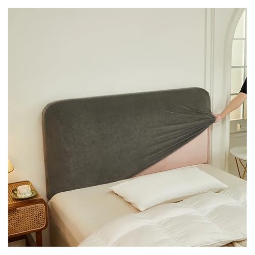 ENWWCH Bettbezug Plüsch Kopfteilbezug Spandex Bettkopfbezug All-Inclusive Bettkopfteil Für Schlafzimmer(Color 2,200x50cm) von ENWWCH