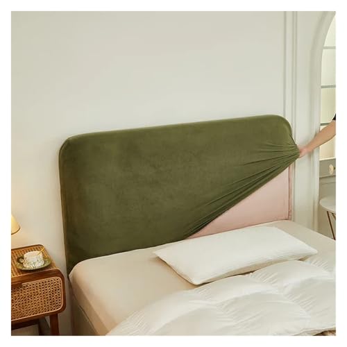 ENWWCH Bettbezug Plüsch Kopfteilbezug Spandex Bettkopfbezug All-Inclusive Bettkopfteil Für Schlafzimmer(Color 4,120x50cm) von ENWWCH