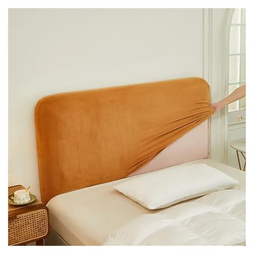 ENWWCH Bettbezug Plüsch Kopfteilbezug Spandex Bettkopfbezug All-Inclusive Bettkopfteil Für Schlafzimmer(Color 5,180x50cm) von ENWWCH