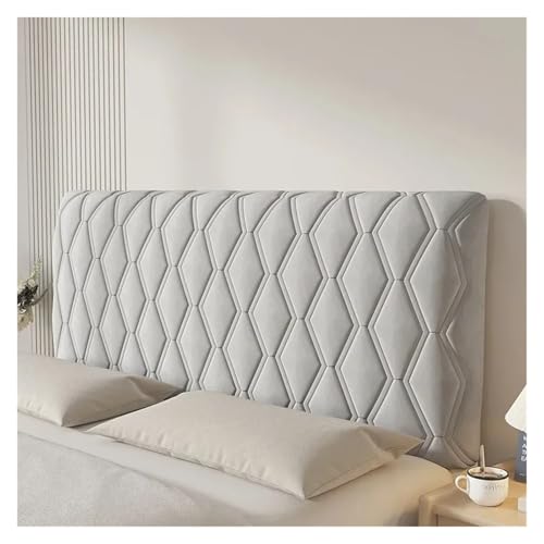ENWWCH Bettkopfteilbezug, verdickte, weich verpackte Bettdecke, Rückenlehne, kollisionssichere, universelle Kopfteil-Schutzhülle Für Schlafzimmer(Grey,160x70x25cm) von ENWWCH