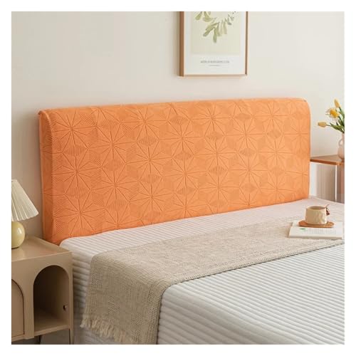 ENWWCH Bettüberwurf, Nachttischbezug, vollständige Abdeckung, Schlafzimmerdekor, Kopfteilbezug, Bettrückenlehnenschutz Für Schlafzimmer(Orange,Length 150cm) von ENWWCH