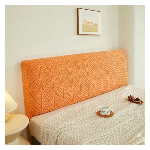 ENWWCH Einfarbiger Bettkopfteilbezug, Abnehmbarer Stretch-Bettkopfteilbezug, All-Inclusive-Rückenlehnenbezug for Schlafzimmer Für Schlafzimmer(Color 1,L150cm H50-60cm) von ENWWCH