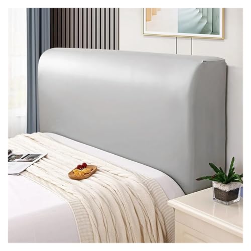 ENWWCH Elastische All-Inclusive-Bettkopfbezüge Home Modern Wasserdichter Stoff-Nachttischbezug Leder-Kopfteilbezug Für Schlafzimmer(Color 2,1.2M) von ENWWCH