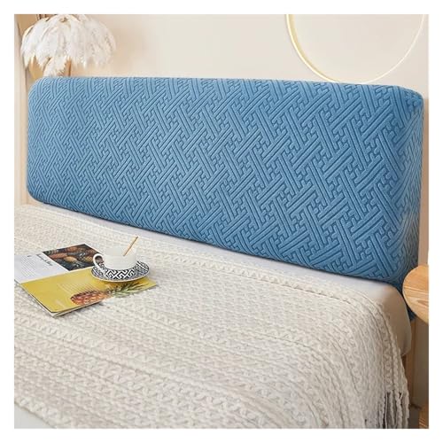 ENWWCH Jacquard-Kopfteilbezug, dehnbar, inklusive Kopfteilbezüge, einfarbig, verdickter Bettrückenschutzbezug Für Schlafzimmer(Color 3,W220 x H50-60cm) von ENWWCH