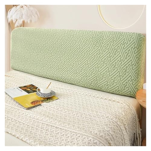 ENWWCH Jacquard-Kopfteilbezug, dehnbar, inklusive Kopfteilbezüge, einfarbig, verdickter Bettrückenschutzbezug Für Schlafzimmer(Color 5,W120 x H50-60cm) von ENWWCH