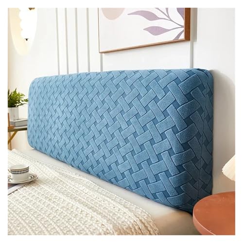 ENWWCH Kopfteilbezug, einfarbig, All-Inclusive, elastischer, Stretch-Plüsch, Überzüge for die Kopf- und Rückenlehne Für Schlafzimmer(Color 4,W150 x H50-60cm) von ENWWCH