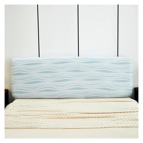 ENWWCH Kopfteilbezug, elastischer Jacquard-Nachttischbezug for das Bett im Schlafzimmer, leicht zu reinigender Für Schlafzimmer(Color 2,150cm) von ENWWCH