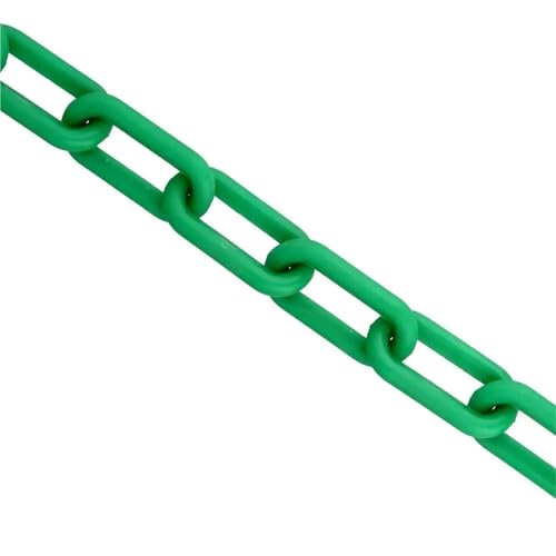 Kunststoffkettenglieder Kunststoffketten Halloweenkette Crowd Control Chain Für Baustellen Parkplätze(Green,30mm Diameter) von ENWWCH