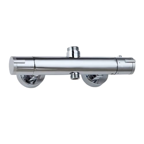 Thermostatischer Badewannen-Duschhahn, Chrom, thermostatischer Doppelgriff, Wandmontage, Badezimmer-Duschmischbatterie Für Badezimmer Geeignet(Style D) von ENWWCH