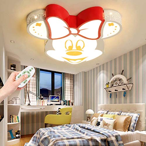 Deckenleuchte LED Mickey Acryl Lampeschirm Deckenlampe Junge Mädchen Baby Kinder Kinderzimmerlampe 40W Dimmen Fernbedienung Innenbeleuchtung Wohnzimmer Kinderzimmer Kindergarten Lampe Wandleuchte… von ENXING