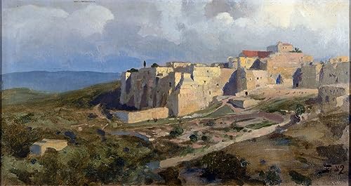 ENYLUFUT Bekannt Mode Leinwand Malerei Gemälde Wandkunst Bethlehem oder Bethlehem von Wassili Dmitrijewitsch Polenow Bild auf Leinwand für Wanddekoration 60x90cm ENYLUFUT Bekannt Mode Leinwand Malerei Gemälde Wandkunst Bethlehem oder Bethlehem von Wassili Dmitrijewitsch Polenow Bild auf Leinwand für Wanddekoration 60x90cm von ENYLUFUT
