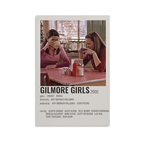 ENYPOLIS TV-Serie Gilmore Girls 90er Jahre Vintage-Poster und Drucke auf Leinwand, Wandkunst, Poster für Raumdekoration, ungerahmt, 30 x 45 cm von ENYPOLIS