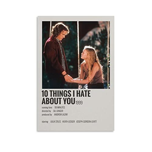 ENYPOLIS Poster und Drucke auf Leinwand, Motiv 10 Things I Hate About You, Wandkunst, Poster für Raumdekoration, ungerahmt, 30 x 45 cm von ENYPOLIS