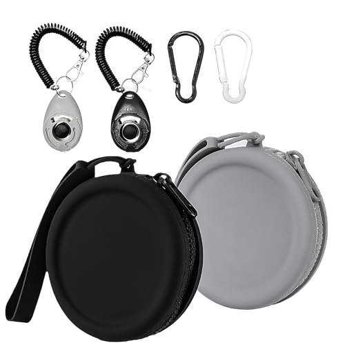 EOAMGO Futterbeutel Hundetraining, Leckerlibeutel für Hunde Klein, Leckerlitasche für Hunde Silikon, 2 Stück Hunde Leckerli Tasche, Snackbeutel Dog Treat Bag und Hundetraining Zubehör von EOAMGO