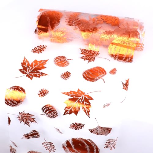 Herbst-Tischläufer für Esstisch, Kürbis- und Ahornblatt-Design, Herbst-Tischdekorationen für Thanksgiving, Herbstparty, Halloween, Bauernhaus-Küche, saisonale Heimdekoration, 28 x 275 cm Herbst-Tischläufer für Esstisch, Kürbis- und Ahornblatt-Design, Herbst-Tischdekorationen für Thanksgiving, Herbstparty, Halloween, Bauernhaus-Küche, saisonale Heimdekoration, 28 x 275 cm von EOAMGO