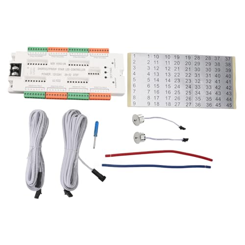 Bewegungssensor LED -Treppenleuchte -Controller Intelligente automatische Kaskadierungstreppenschritt -Beleuchtungssystem für Home- und Handelsnutzung ABS -Material 32 Ports Bewegungssensor LED -Treppenleuchte -Controller Intelligente automatische Kaskadierungstreppenschritt -Beleuchtungssystem für Home- und Handelsnutzung ABS -Material 32 Ports von EOJDDPA