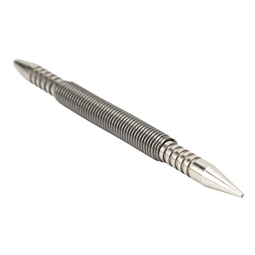 Dual Head Center Punch Feder geladen hammerloser hoher Härte Kohlenstoffstahl Kompaktes Design für Holzmetallglasmarkierung und Scharnierstiftentfernung 3/16in 1/16in von EOJDDPA