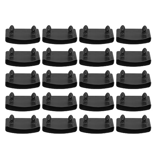 EOJDDPA Bettlaatsabdeckhalter Premium Plastik Dauerhafter Bettrahmen Stallmöbelzubehör 20pcs Einfache Installation für Bettgrund- und Sofa -Rahmen von EOJDDPA