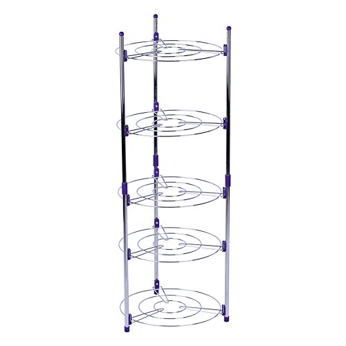 EOJDDPA Küchenlagerregale Veranstalter 5 Tiere Heavy Duty Metall -Rack für Töpfe Pfannen Kochgeschirr Sparlösung Lösung Kohlenstoffstahl Silber 39,96 x 13,78 Zoll EOJDDPA Küchenlagerregale Veranstalter 5 Tiere Heavy Duty Metall -Rack für Töpfe Pfannen Kochgeschirr Sparlösung Lösung Kohlenstoffstahl Silber 39,96 x 13,78 Zoll von EOJDDPA