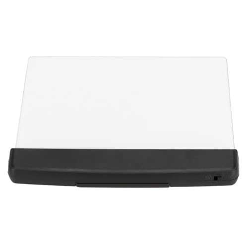 EOJDDPA LED -Lesen leuchtend Lightwedge Buch Licht Ultra dünn tragbare verstellbare Helligkeit Lesezeichen Lampe für Nachtlesung im Bett Schwarz Abs 105g von EOJDDPA