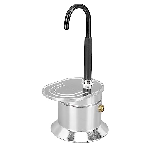 EOJDDPA Single Tube Moka Pot Italienische Kaffeemaschine Stovetop Espresso Brewer Fast Brewing Leichtes tragbar für Outdoor -Reise -Camping -Aluminiumlegierung 50ml 1 Tasse von EOJDDPA