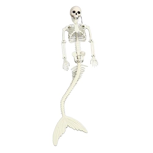 EOJDDPA Skeleton Mermaid Halloween ationen Lebensgröße realistischer Ganzkörper bewegliche Fähigkeiten Outdoor Requisiten für Halloween Party Haunted House EOJDDPA Skeleton Mermaid Halloween ationen Lebensgröße realistischer Ganzkörper bewegliche Fähigkeiten Outdoor Requisiten für Halloween Party Haunted House von EOJDDPA