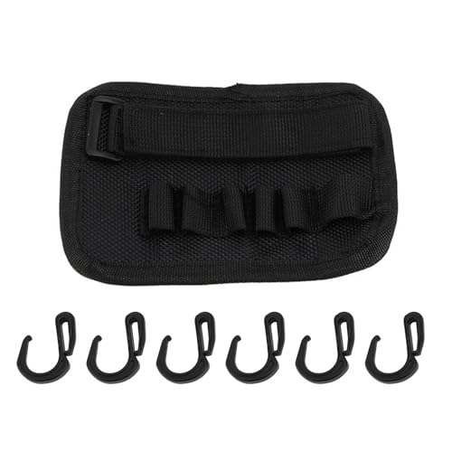 EOJDDPA Strand Regenschirm Hängende Haken ABS Patio Regenbeutelhalter Kleiderbügel mit 6 abnehmbaren Haken für Handtücher Hüte Kleidung Kamera Sonnenbrille Strand Hinterhof Terrasse von EOJDDPA