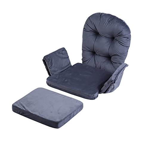 EOJDDPA Weicher Samt Baumwollstuhl Kissen Stuhlpolster Set warm Bequeme Stuhlpolster Kissen für Heimbüro Wohnzimmer graue Farb Samt Stoff 52x40 cm 56x50x65 cm EOJDDPA Weicher Samt Baumwollstuhl Kissen Stuhlpolster Set warm Bequeme Stuhlpolster Kissen für Heimbüro Wohnzimmer graue Farb Samt Stoff 52x40 cm 56x50x65 cm von EOJDDPA