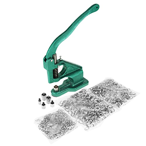 Hand presse Grommet Eyelet Maschine Heavy Duty Profession elles Werkzeug mit 3 Stück 1500 Stück Ösen 6mm 10mm 12mm für Banner Schilder Markisen Poster Vorhänge Scrap booking Hand presse Grommet Eyelet Maschine Heavy Duty Profession elles Werkzeug mit 3 Stück 1500 Stück Ösen 6mm 10mm 12mm für Banner Schilder Markisen Poster Vorhänge Scrap booking von EOJDDPA
