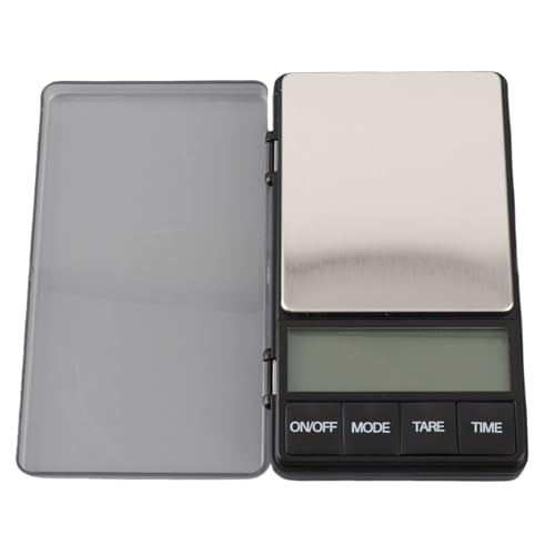 Kleine Kaffee waage Digitale Taschen Kaffees kala mit Timer Tare Funktion Empfindlich 1000g 0,1g für Kaffee Brauen Küche Backen ABS Schwarz von EOJDDPA
