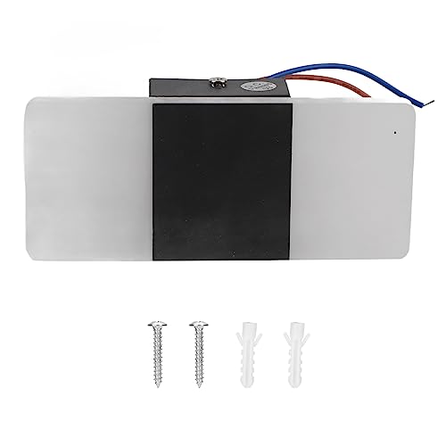 LED -Wandleuchte moderne rotierbare verstellbare Acrylaluminiumlegierung Lampe für Wohnzimmer Schlafzimmer Korridor rein weiß warmes helles schwarzes weißes m l Größe (Warmes Licht (schwarzer Kasten von EOJDDPA