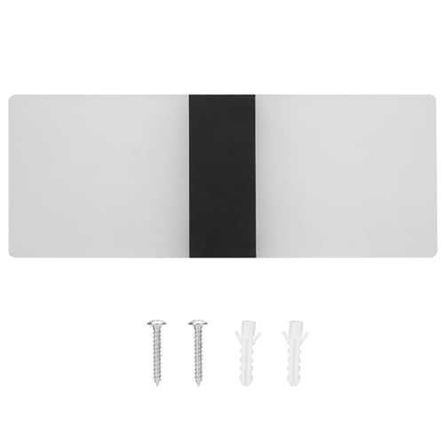 LED -Wandleuchte moderne rotierbare verstellbare Acrylaluminiumlegierung Lampe für Wohnzimmer Schlafzimmer Korridor rein weiß warmes helles schwarzes weißes m l Größe (Weißes Licht (schwarzer Box von EOJDDPA